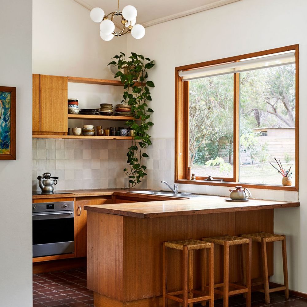 A stunning low key DIY kitchen renovation. - Recycled Timber Furniture ...
